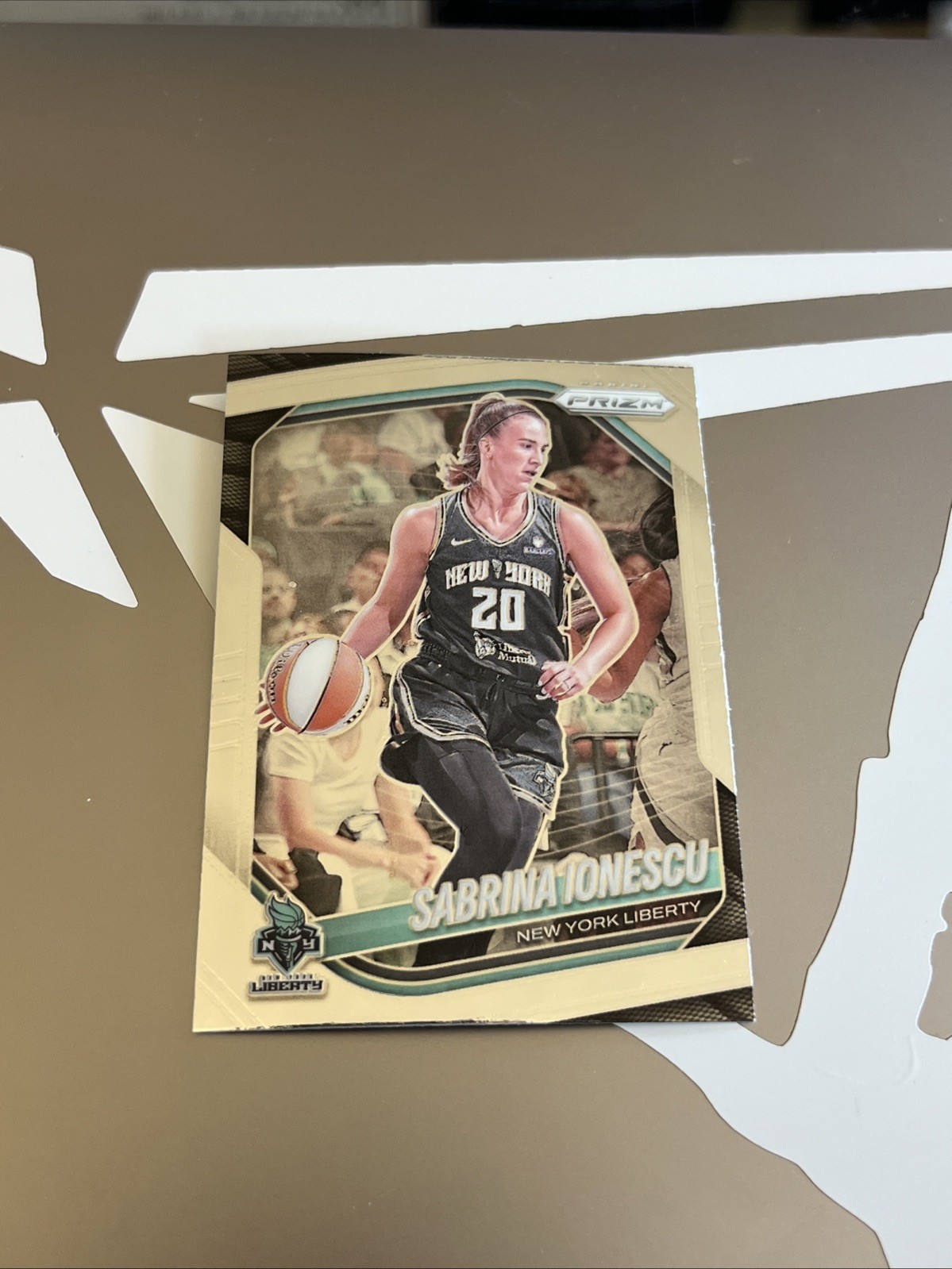2025 Panini Prizm WNBA #19 Sabrina Ionescu New York Liberty Card view 1