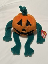 Ty Beanie Baby Pumpkin Beanie Babies Plush Stuffed Animal Toy 1998 Retired