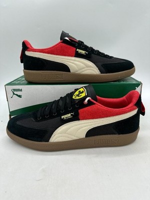 Puma Palermo Ferrari Men's Size 13 Black Red Leather Athletic Shoes 308899 01