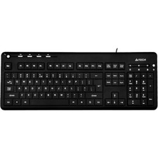 Ergoguys - KD-126 - A4Tech Blue LED Backlit Multimedia Keyboard Via Ergoguys -