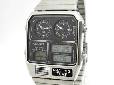 CITIZEN ANA-DEGI TEMP 腕時計 8989-S116864 Citizen ANA-DIGI TEMP Retro Watch Model 8989-S116864 for sale