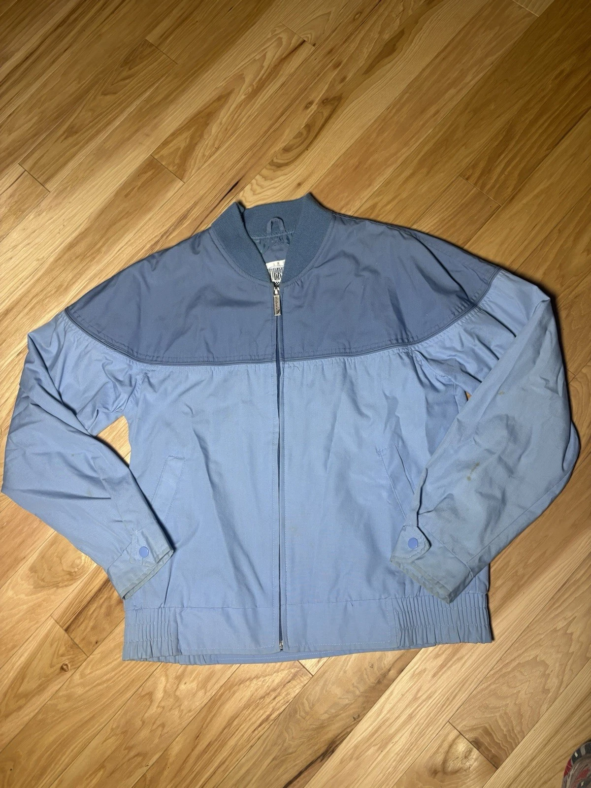 Vintage Windbreaker Jacket Light Blue Men's Size Small
