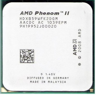   Phenom II X2 B59 3.4GHz Dual-Core Socket AM2 AM3 Processor HDXB59WFK2DGM .f0 @