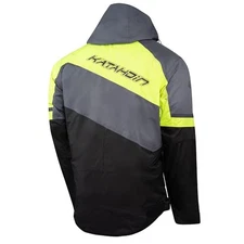 KATAHDIN GEAR RECON JACKET MENS, BLACK/GREY/HI-VIZ - 2X-LARGE