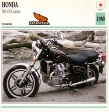 Fiche Moto : HONDA CX 500 Custom C CX500 1980 (#1980-012-13)