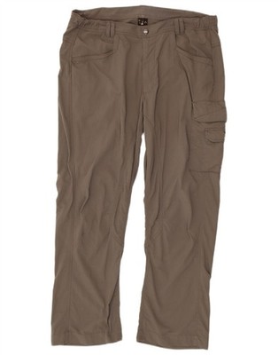 SALEWA Mens Straight Cargo Trousers EU 54 2XL W42 L29 Grey CD06