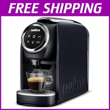 Stylish 5.3" Blue Espresso Machine - Two Coffee Selections, Fully Automatic