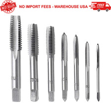 7Pcs M3 M4 M5 M6 M8 M10 M12 Thread Tap Set Metric Spiral Point Taps Nitriding Co