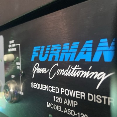 Furman ASD-120 2.0 AC Sequenced Power Distributor - Black