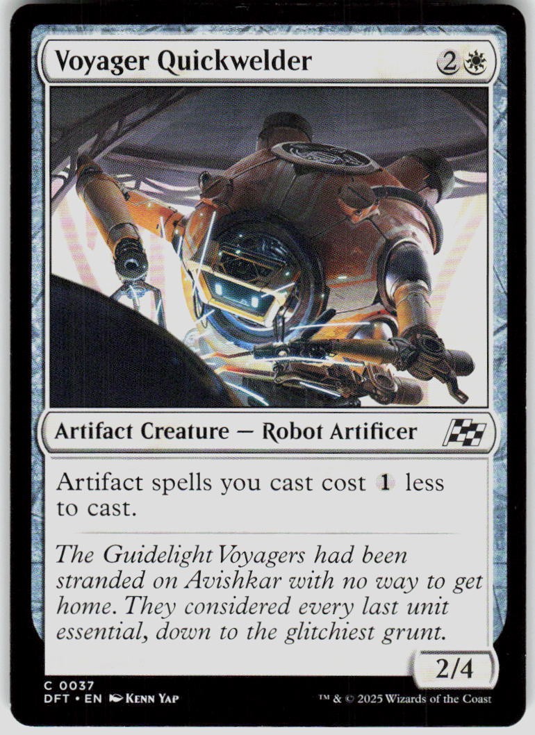 Voyager Quickwelder 37 Aetherdrift Magic the Gathering MTG
