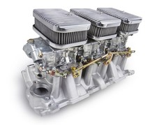 Holley Tri-power 3x2 Sbc Intake And Carburetor Kit 300-522sa