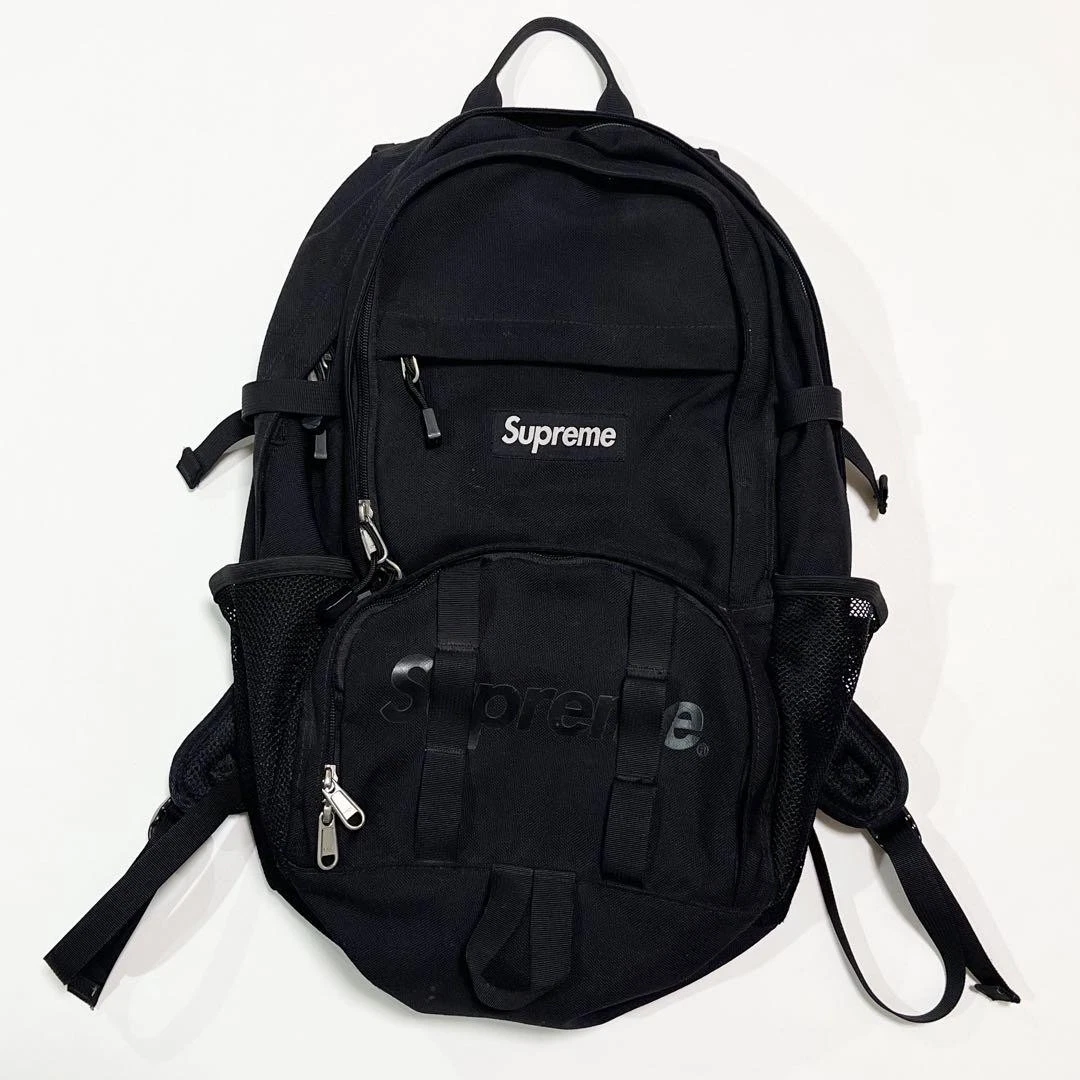 Sac à dos Supreme 15SS noir occasion durable décontracté voyage scolaire
