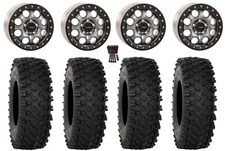 System 3 SB-7 15" Wheels Ti (6+1) 35" ATX470 Tires Ranger 1500 & Xpedition