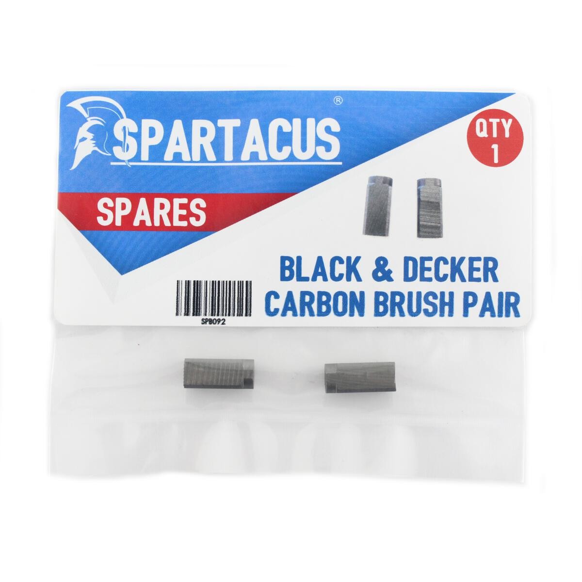 Spartacus SPB092 Carbon Brush Brushes Pair Fits Black & Decker 8255 Trimmer