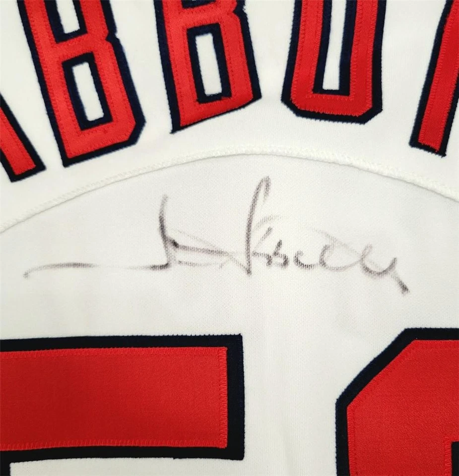Jim Abbott signed vintage California Angels Jersey autograph ~ Beckett BAS - Image 2 of 4