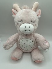 DreamGro Giraffe Baby Pink Light Lullaby Soother Tummy Glows Works