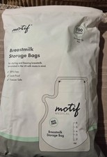 Motif Medical Breastmilk Storage Bags 100ct 8oz Leak Proof New/Sealed
