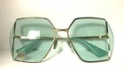 Gucci 0817 Square Fork Rimless Metal Sunglasses Gold Green, GG0817S — photo 2