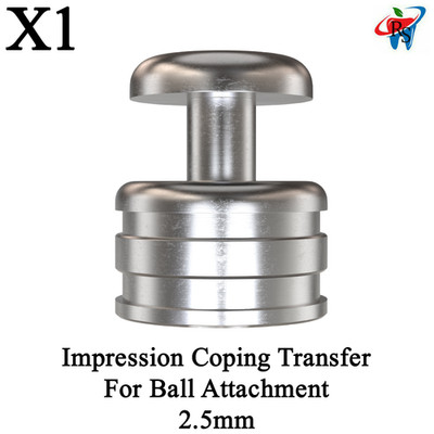 1pcs Dental Impression Coping Transfer For Ball Attach ment Lab Prosthetic