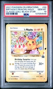 Psa 10 Birthday Pikachu | eBay
