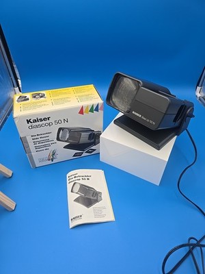 Kaiser diascop 50 N Desktop 35mm Slide Viewer Built-in Screen Black