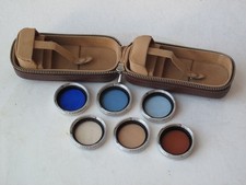 Rollei Rolleiflex Bay I color conversion filters with case, US SELLER "LQQK"