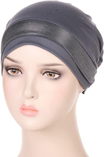 4 Pack Islamic Women Hijab Head Wrap Turban Hair Loss Headwear Bonnet Inner Cap - Picture 22 of 35