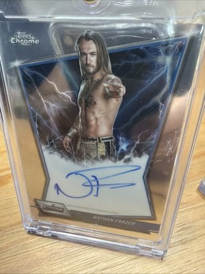 2026 Topps Chrome WWE Nathan Frazer Auto 