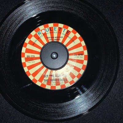 THE IMPRESSIONS VINYL SINGLE: ''YOU MUST BELIEVE ME'' 