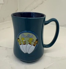 The Simpsons Pin Pals Coffee Mug Cup Bowling 2004