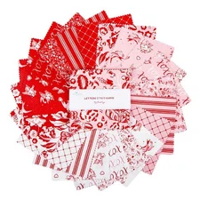 Charm Pack 5" Stacker 42pc Riley Blake "Letters To Cupid" My Mind's Eye