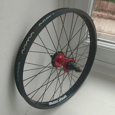 Custom Cult Alienation Rear BMX Cassette Wheel LHD - Hub Guard - Double Wall Rim - Image 1 of 4