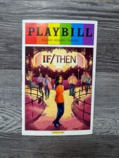 IF/THEN, RICHARD RODGERS THEATRE, JUNE 2014, BROADWAY PLAYBILL
