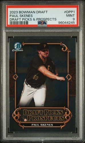 2023 Bowman Draft - Paul Skenes - Draft Picks & Prospects - Rookie - 45 - PSA 9