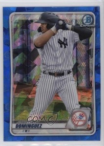 2020 Bowman Chrome Draft Sapphire Edition Jasson Dominguez #BD-151