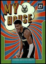 2021-22 Donruss Optic #4 Giannis Antetokounmpo My House Lime Green #/149 E1