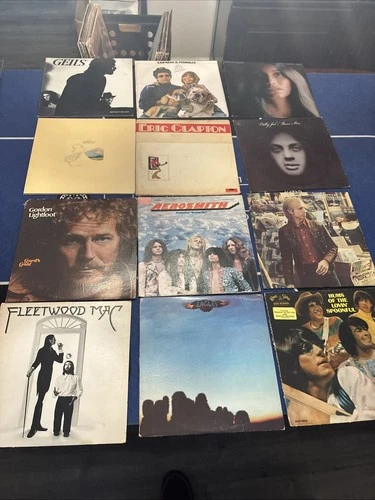 Pop Rock Lot 12 Vinyl Records 70’s 80’s Fleetwood Mac Eagles J Geils Aerosmith