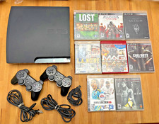 Sony PlayStation 3 - 120GB Console CECH-2001A  8 Game Bundle 