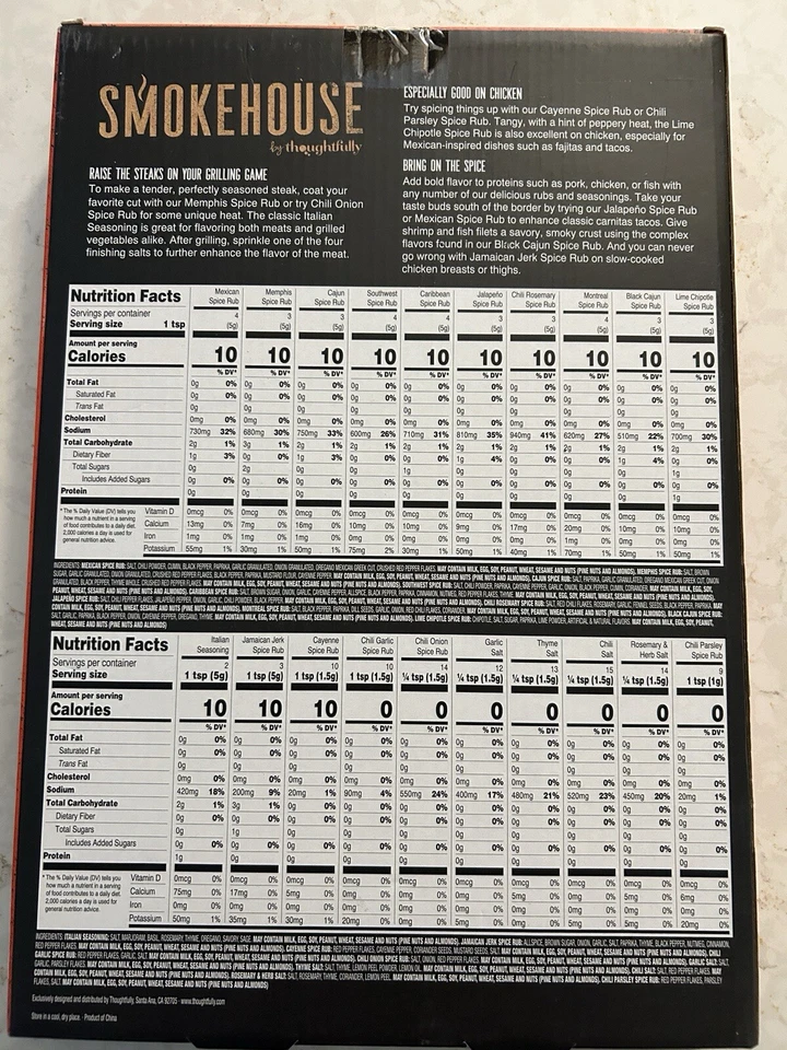 Smokehouse por , Gourmet Ultimate conjunto de especiarias para grelhar, temperos para churrasco e esfregar... - Imagem 2 de 2