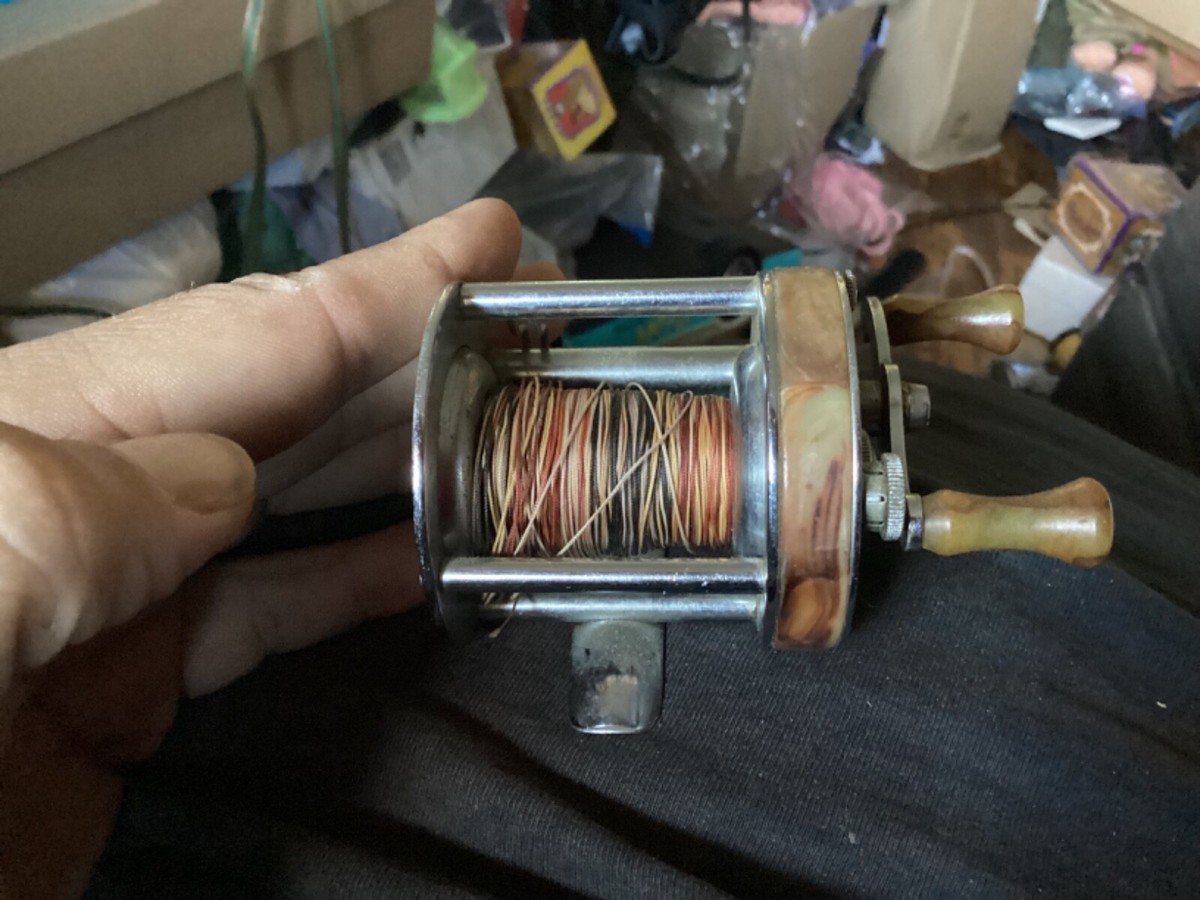 vintage antique fly fishing reel Kalamazoo tackle company U.S.A