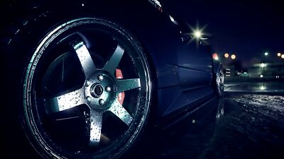 Anime need for speed 2015 nissan skyline car blue Play Gaming Mat Desk