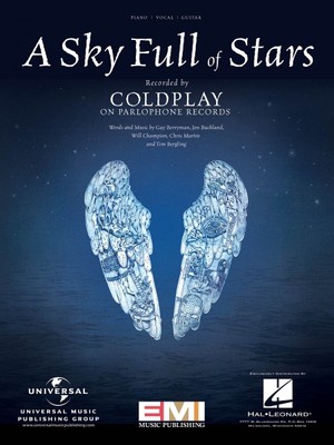 A Sky Full of Stars Sheet Music Piano Vocal Book Coldplay NEW 000130718
