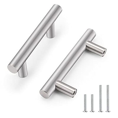 30 Pack 76mm3inch Hole Centers Stainless Steel Kitchen Cabinet Door Handles A 30 Pack 76mm3inch Hole Centers, Stainless Steel Pulls For Kitchen Cabinets