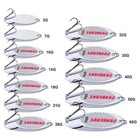 Flysand Hard Bait Silver Spoon Jigging Lure Metal Treble Hook Casting Blade Spin