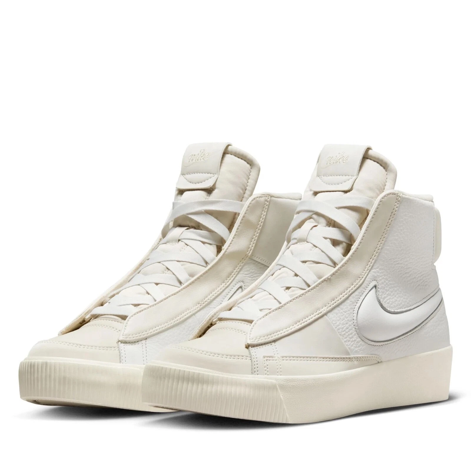 Women Nike Blazer Mid Victory Casual Shoes Size 8.5 Summit White Tan DR2948 100