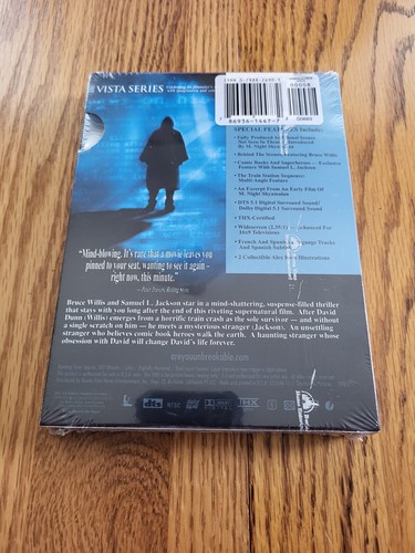 Unbreakable mit Bruce Willis & Samuel L Jackson (Vista Series) (DVD) - Neu/Versiegelt - Bild 2 von 2