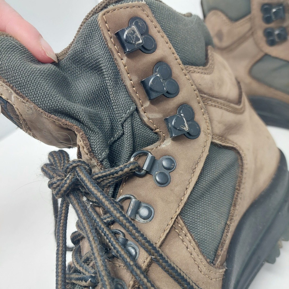 Vasque Clarion GTX Brown Leather Gore Tex Lace Up Hiking Boots Men\'s Size 7.5 opplanet-vasque-clarion-gtx-  main image 2