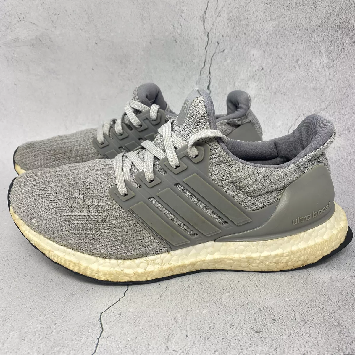 Adidas Ultraboost 4.0 BB6150 Women s Gray Running Shoes Sneakers Sz 6 M