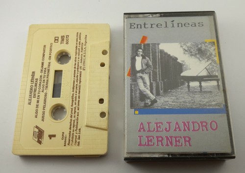 1990 Alejandro Lerner Entrelineas Cassette Argentina Rare Tape Rock Pop - Picture 5 of 8