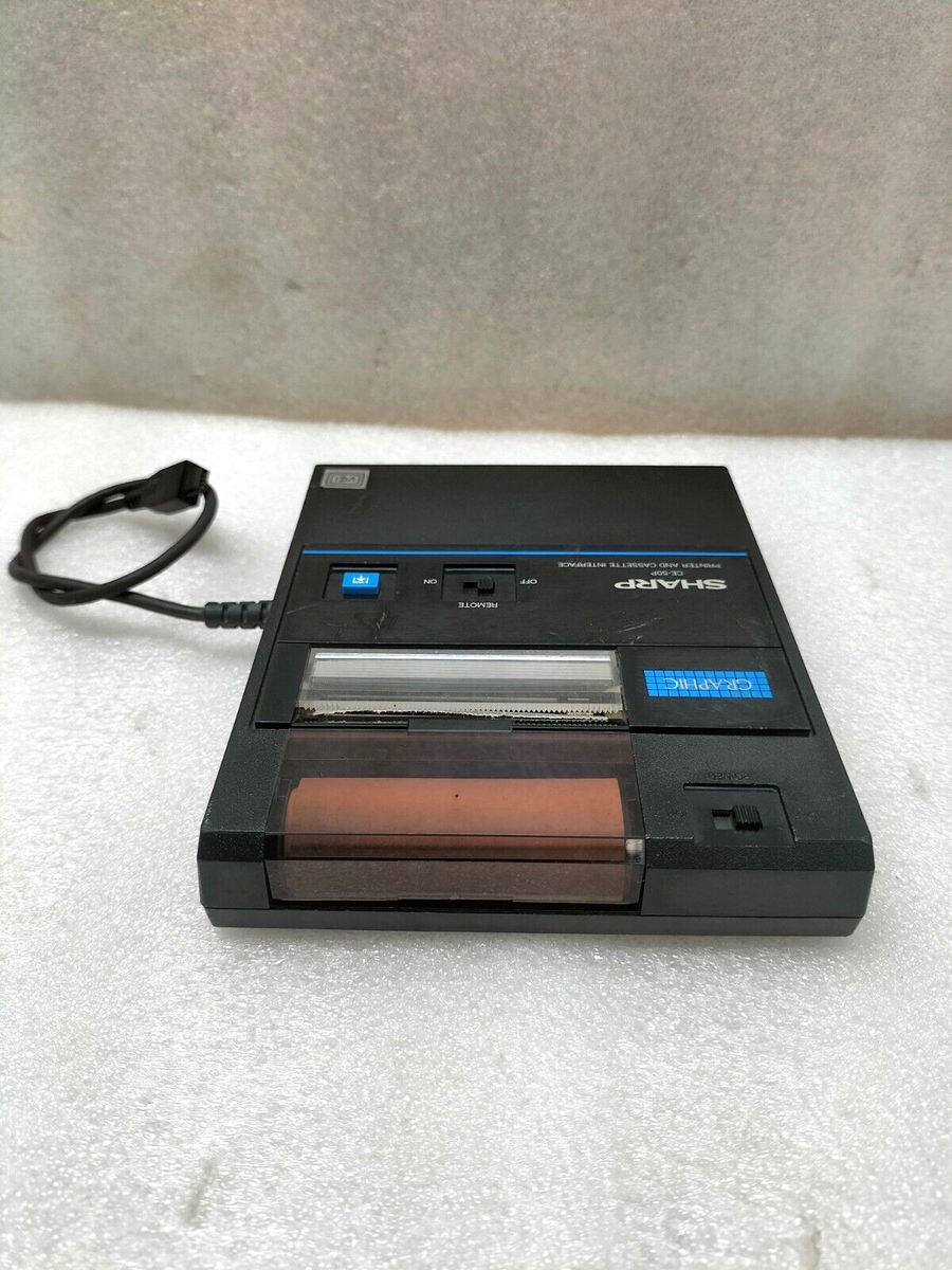 SHARP CE-50P PRINTER AND CASSETTE INTERFACE | eBay